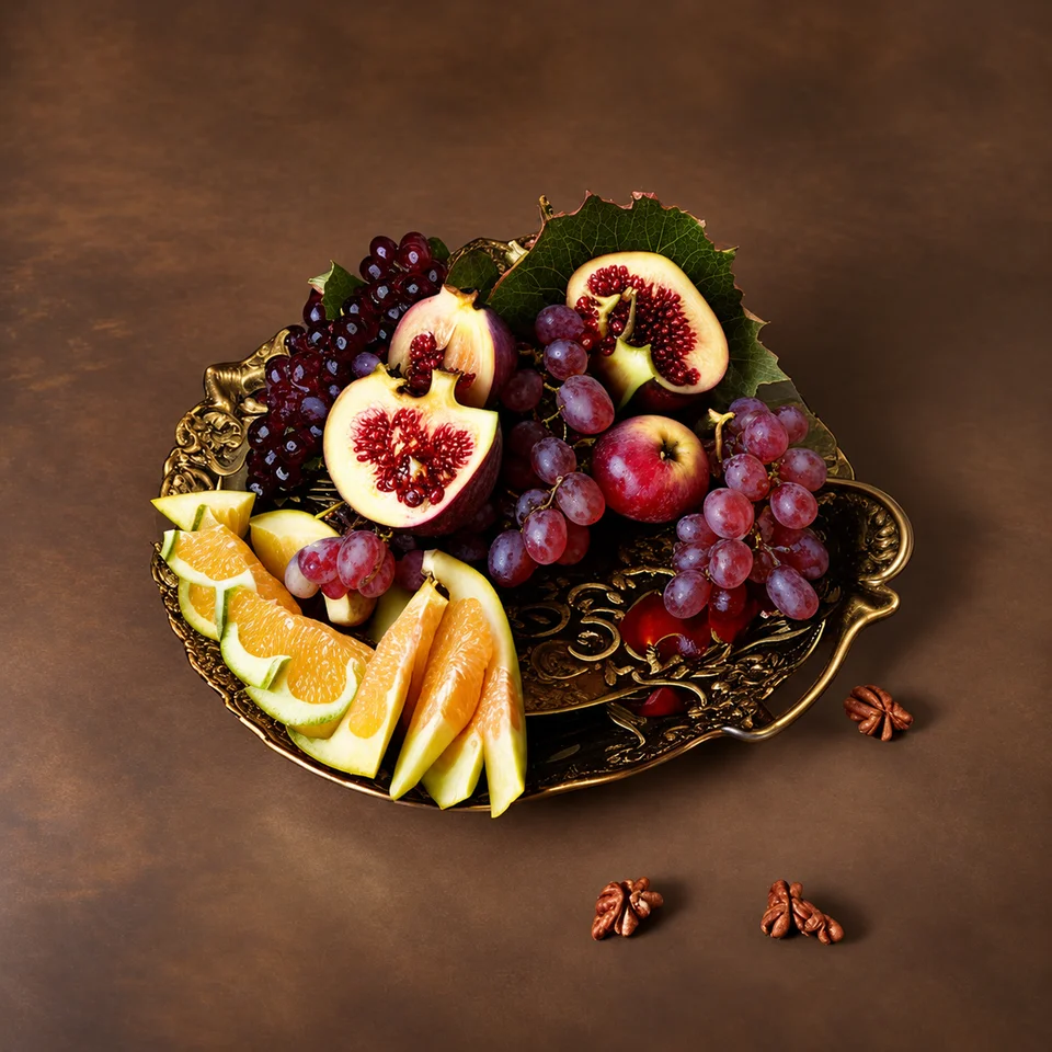 Baroque Harvest personalised wall art sample