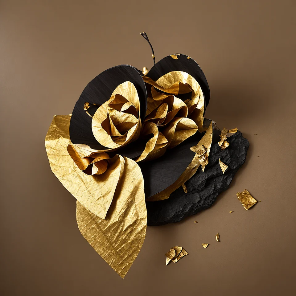 Gold Leaf Atelier personalised wall art sample