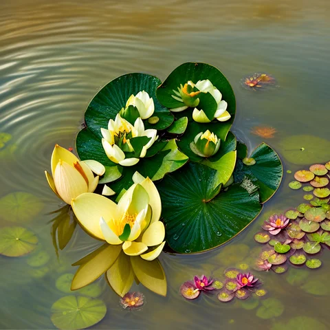 Lotus Pond personalised wall art collection